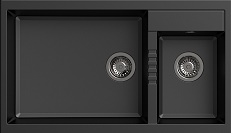 RUBINE Granite Kitchen Sink MEQ860-86L