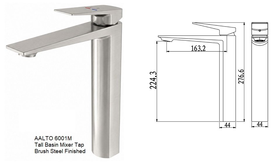 CUBI 500mm Counter Top Vanity Cabinet REED 5040111C view 15