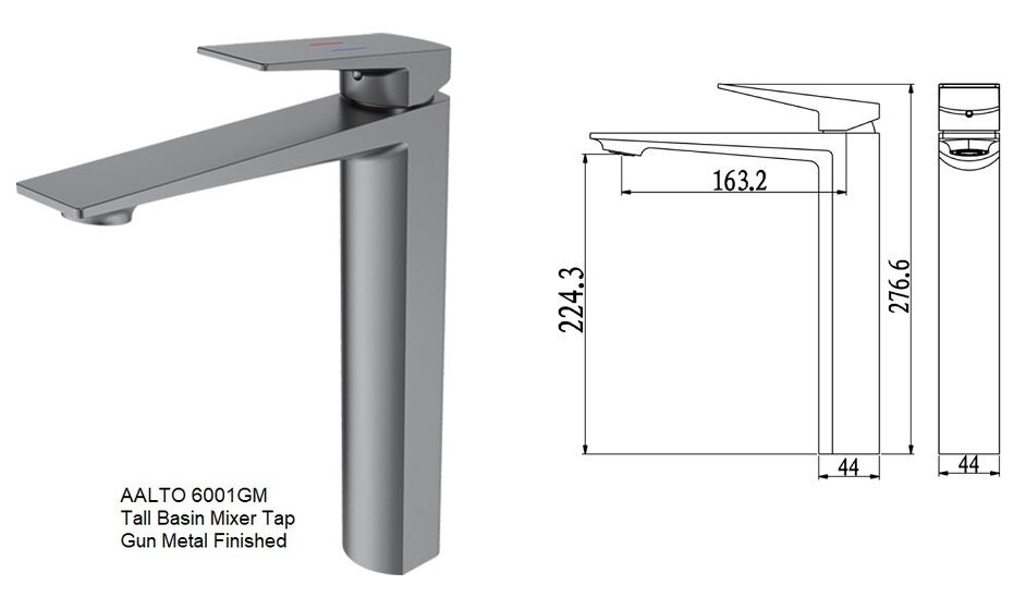 CUBI 500mm Counter Top Vanity Cabinet REED 5040111C view 14