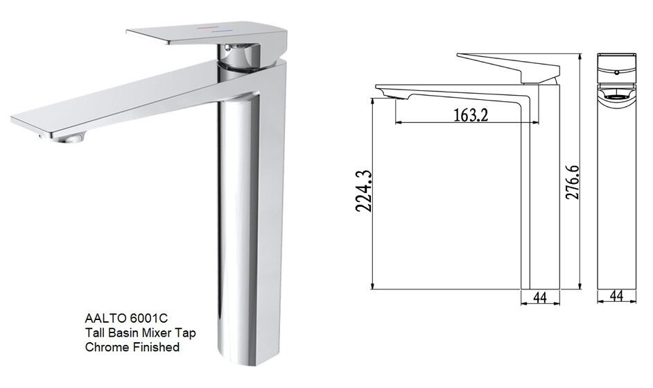 CUBI 500mm Counter Top Vanity Cabinet REED 5040111C view 16