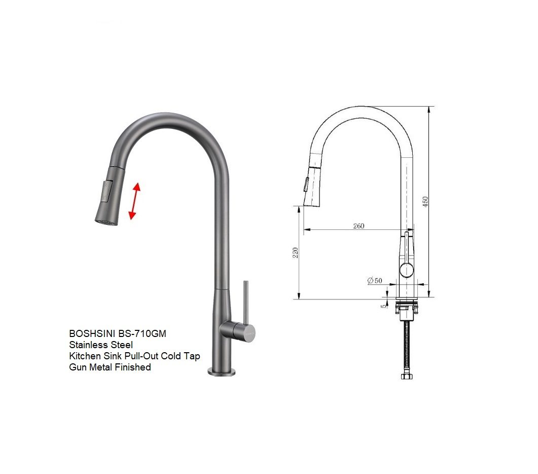 BOSHSINI Nano Kitchen Sink BSQ-7845 view 4