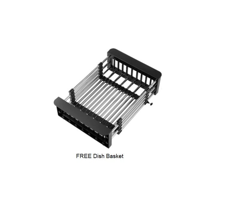 BATHAR 600mm Stainless Steel Kitchen Sink KS-6045LN GM view 10