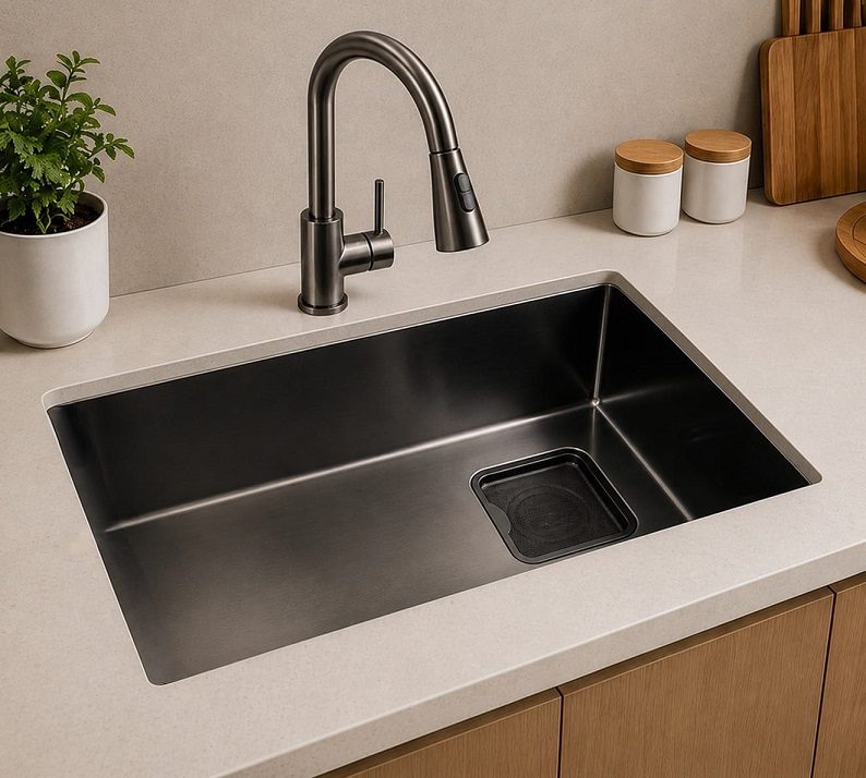 BATHAR 600mm Stainless Steel Kitchen Sink KS-6045LN GM