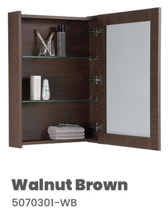 CUBI 500mm PVC Mirror Cabinet 5070301 view 10