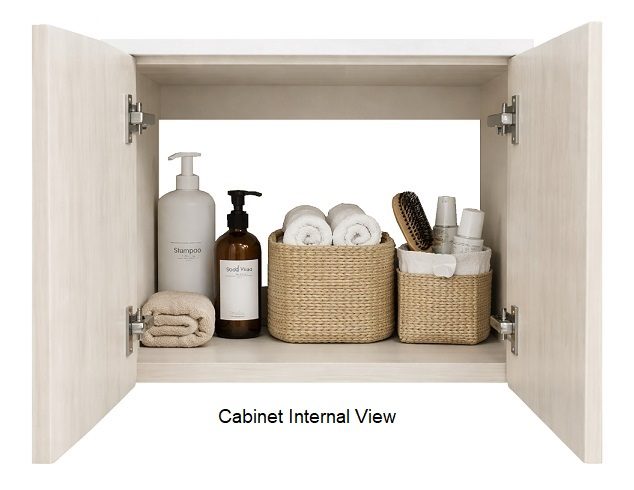 BATHAR 600mm PVC Vanity Cabinet PBC-6047C view 5