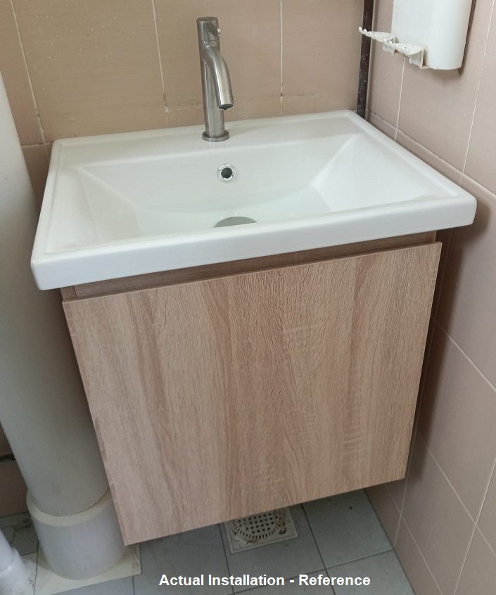 BATHAR 500mm PVC Vanity Cabinet With Small Depth PBC-5040
