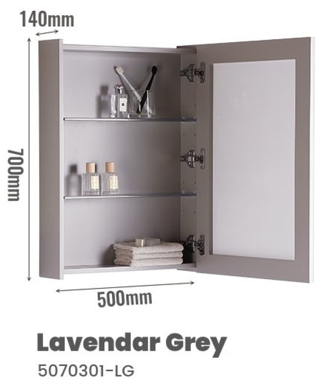 CUBI 500mm Counter Top Vanity Cabinet REED 5040111C view 9