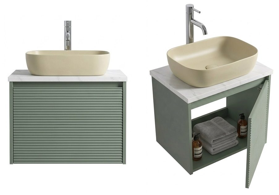 CUBI 500mm Counter Top Vanity Cabinet REED 5040111C