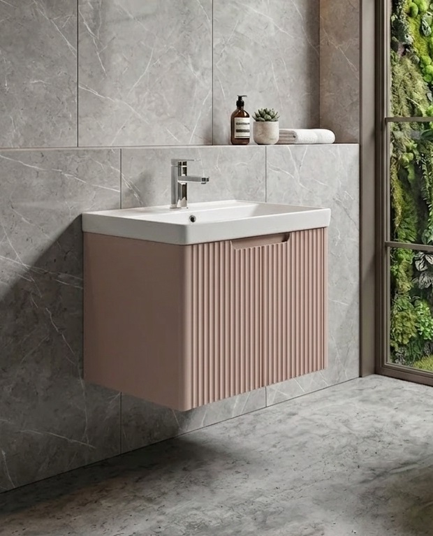 CUBI 600mm PVC Vanity Cabinet CURVO R6048121