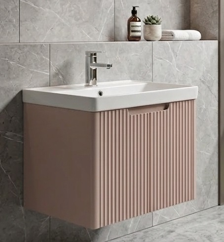 CUBI 600mm PVC Vanity Cabinet CURVO R6048121