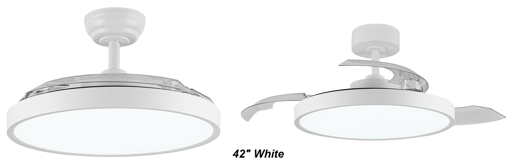 FANCO TRISTAR Retract 42 Inch Ceiling Fan view 5