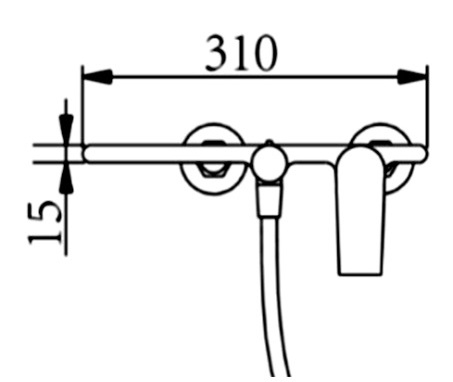 AALTO Bath Mixer 7006 Series view 4