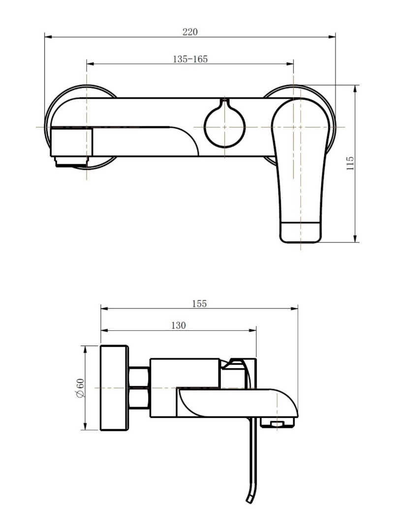 BOSHSINI Bath Mixer BS-413 view 2