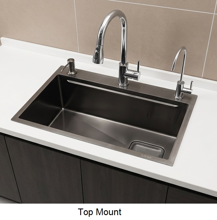 Stainless Steel Workstation Kitchen Sink KS-6848NHC GM