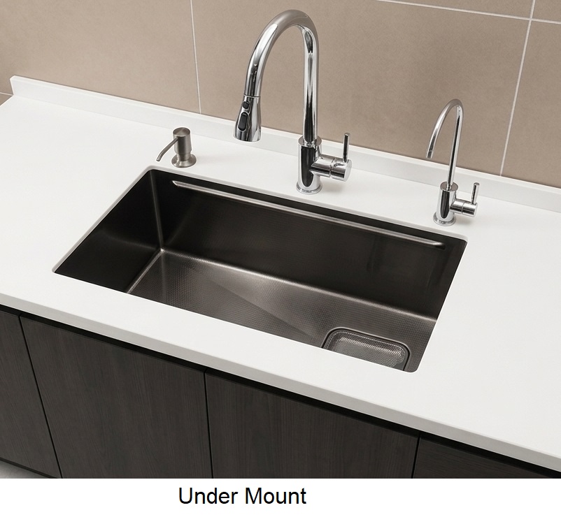 Stainless Steel Workstation Kitchen Sink KS-6848NHC GM view 2