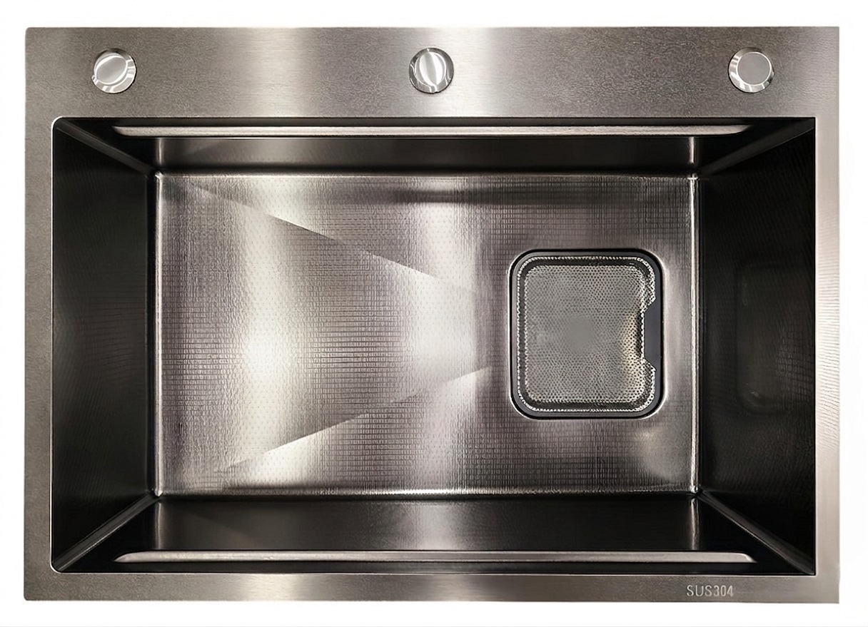 Stainless Steel Workstation Kitchen Sink KS-6848NHC GM view 4