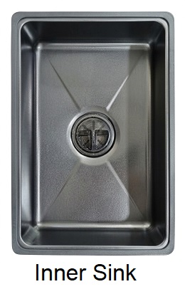 Stainless Steel Workstation Kitchen Sink KS-6848NHC GM view 6