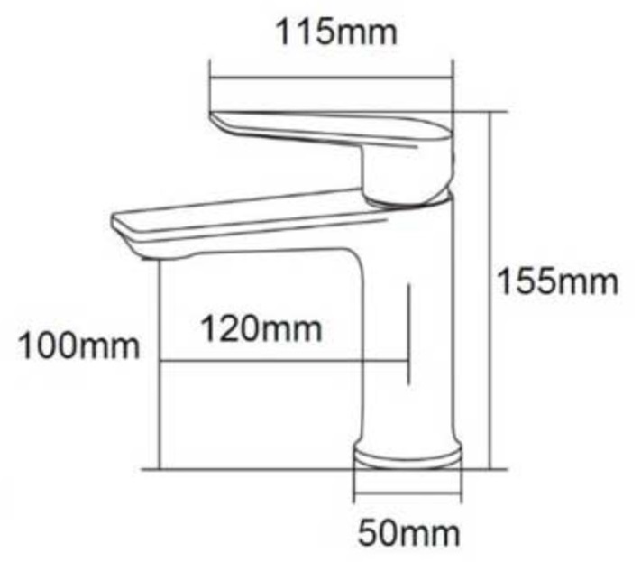 BOSHSINI Basin Mixer Water Tap BS-512 view 3