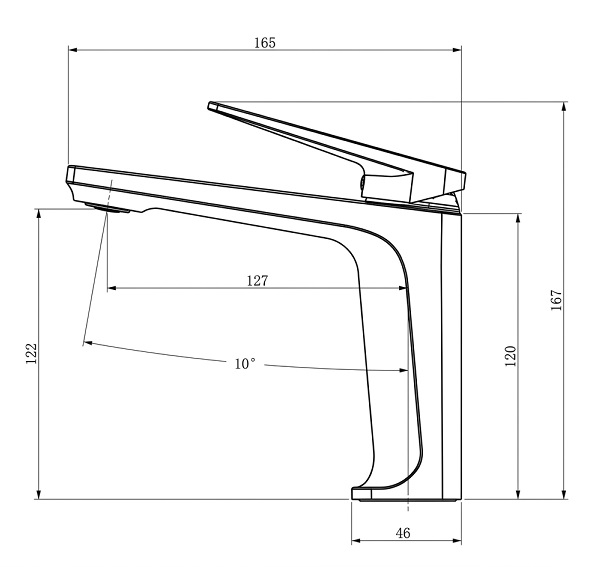 BOSHSINI Basin Mixer Water Tap BS-812 view 3