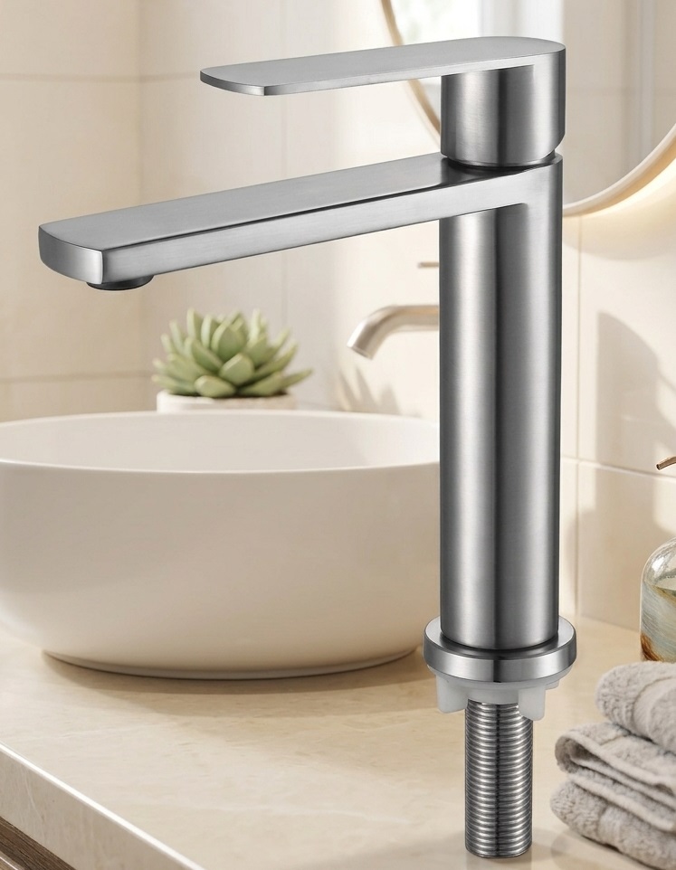 BOSHSINI Stainless Steel Cold Basin Tap BS-906