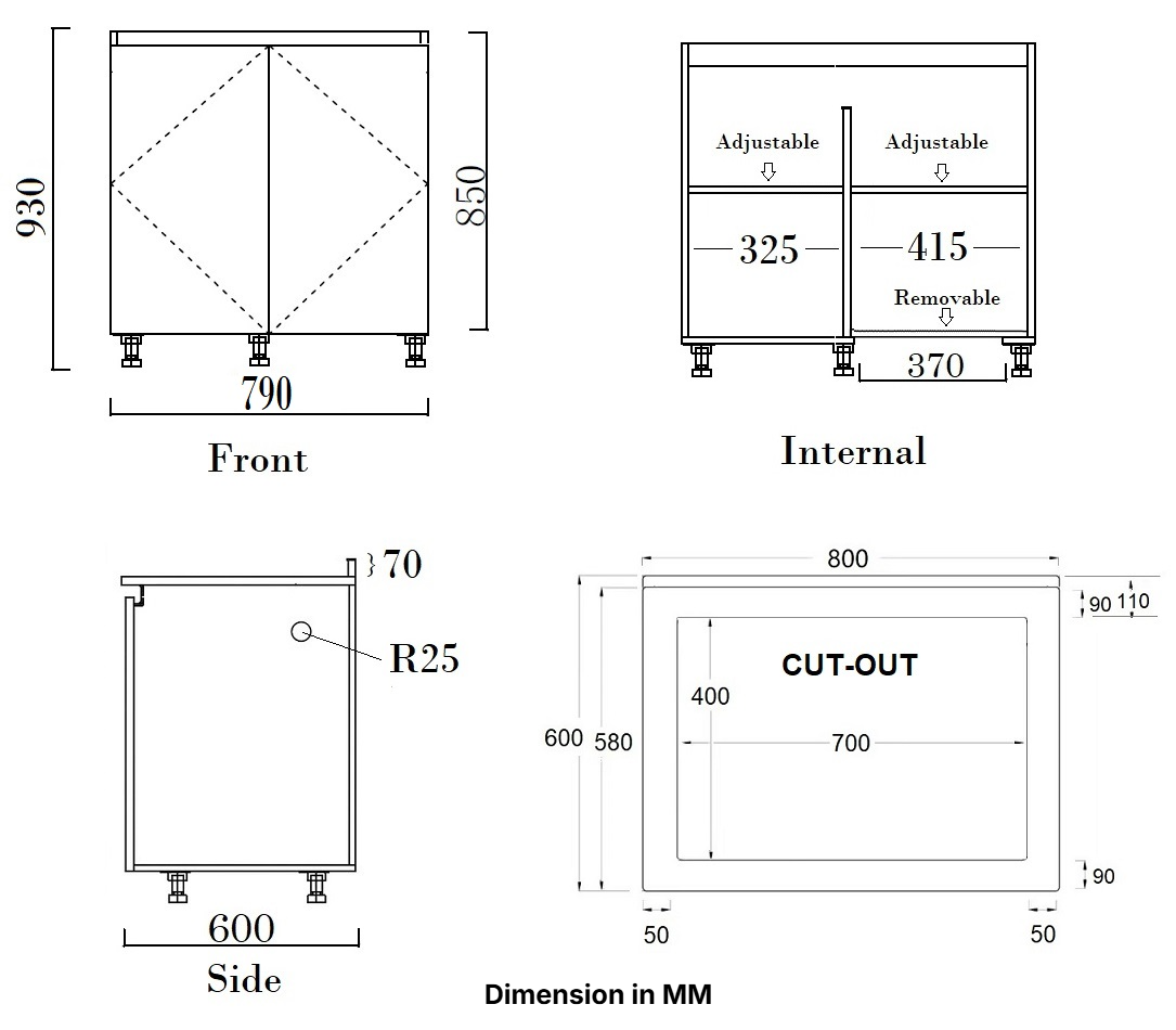 BATHAR Freestanding Cooker BSC-8085 view 6