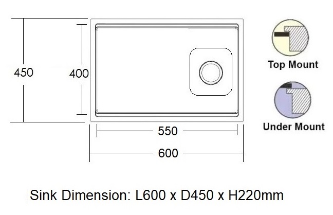 BATHAR Stainless Steel Workstation Kitchen Sink KS-6045NHC GM view 7