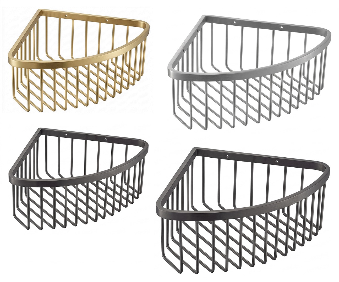 NOBEL Bathroom Corner Shampoo Basket 8 Inch & 10 Inch view 2