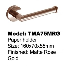 AALTO Bathroom Accessories - Matt Rose Gold Series view 4