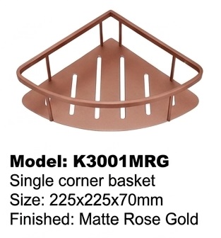 AALTO Bathroom Accessories - Matt Rose Gold Series view 7