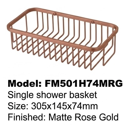 AALTO Bathroom Accessories - Matt Rose Gold Series view 8