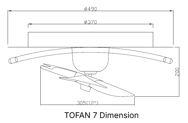 TRISTAR TOFAN - Oscillation Fan view 3