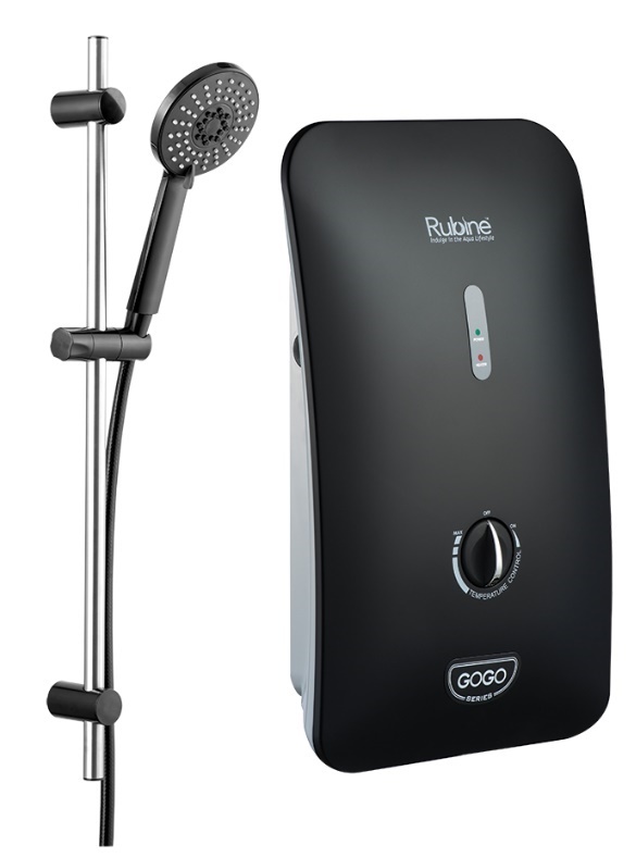 RUBINE Instant Water Heater - RWH-933 Black Color