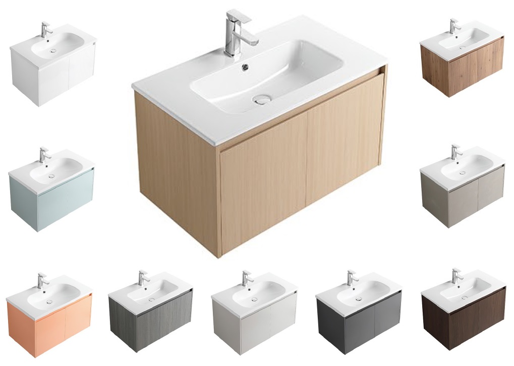 CUBI 800mm PVC Bathroom Vanity Cabinet GAIA 8046201