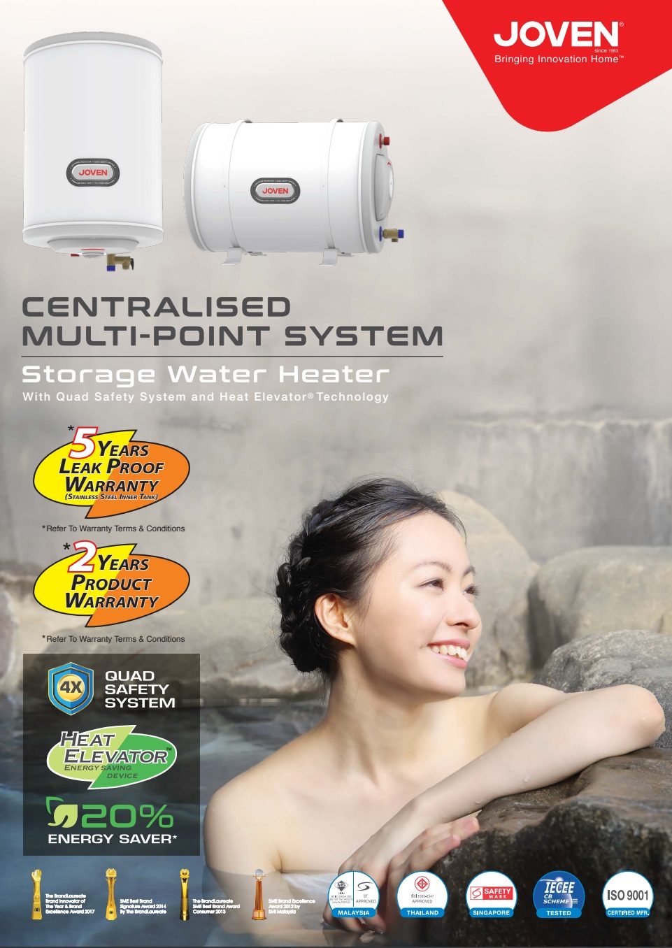 JOVEN JSH 38 Storage Water Heater - 38 Litre