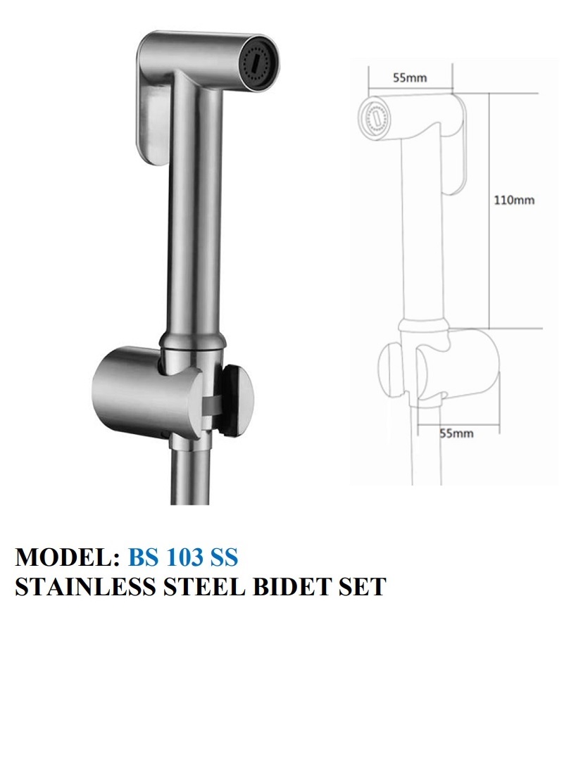 BOSHSINI Stainless Steel Bidet Sprayer BS-103 SS