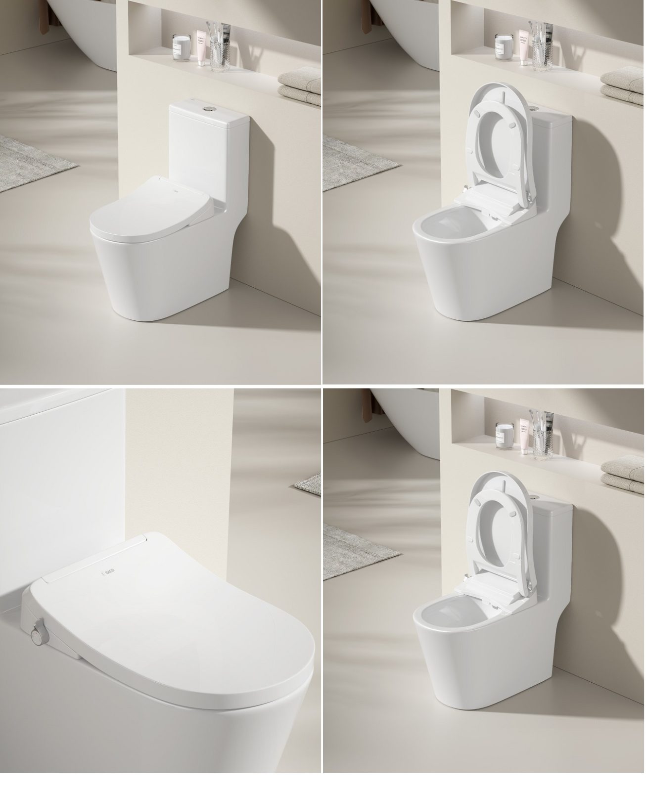 EACO One Piece Toilet Bowl T988SS view 2