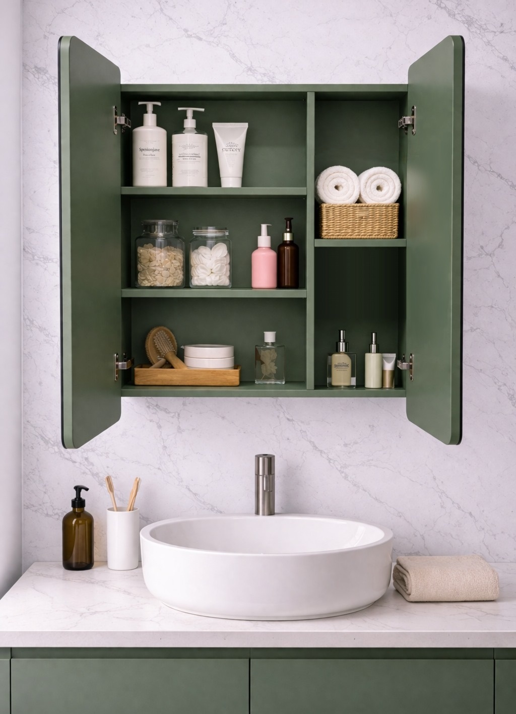 DUSCHE 600mm PVC Mirror Cabinet 2006070