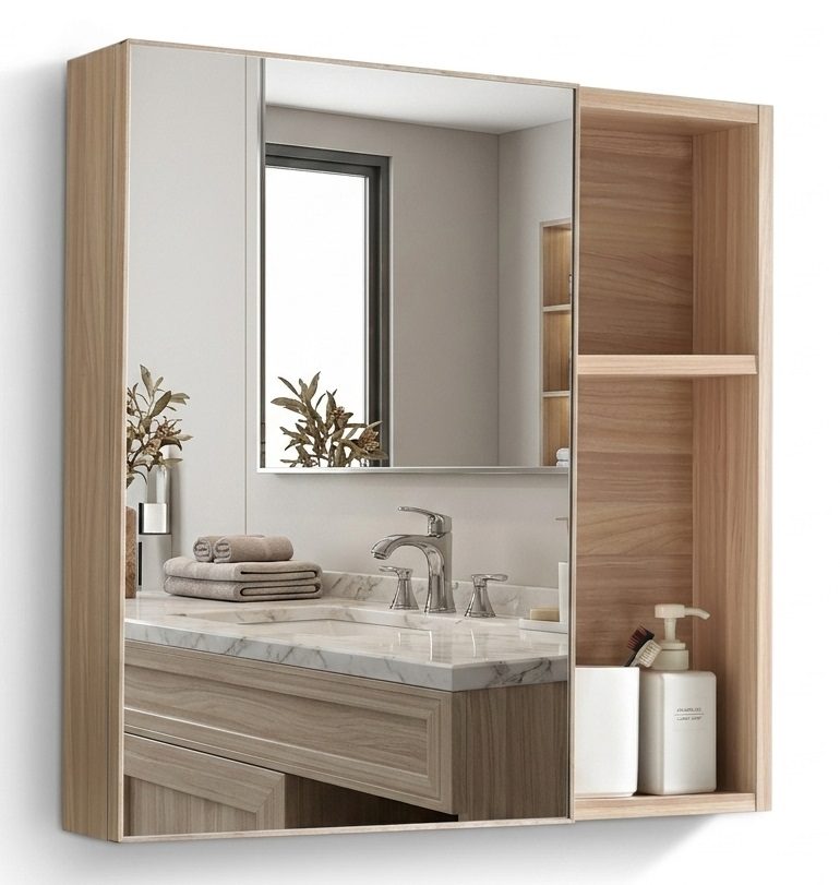 BARON Stainless Steel Mirror Cabinet MC-680