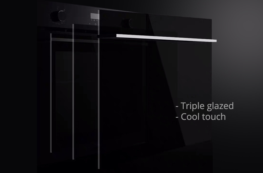 Tecno 11 Multi-Function Pyrolytic Built-In Oven TBO-7311BK view 4