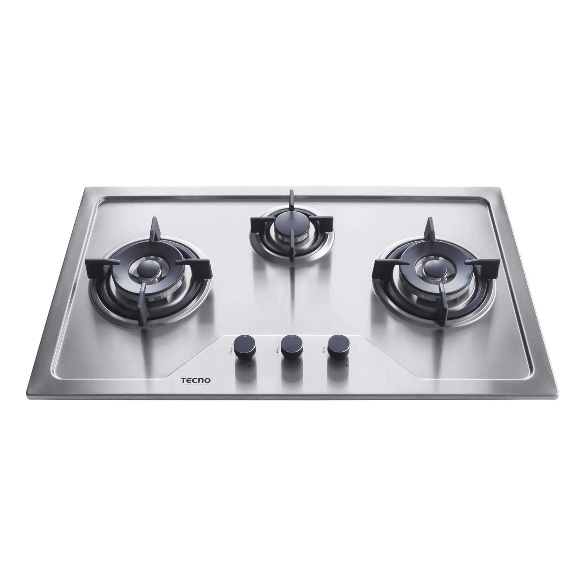 TECNO 3-Burner Stainless Steel Cooker Hob TS 8633TRSV