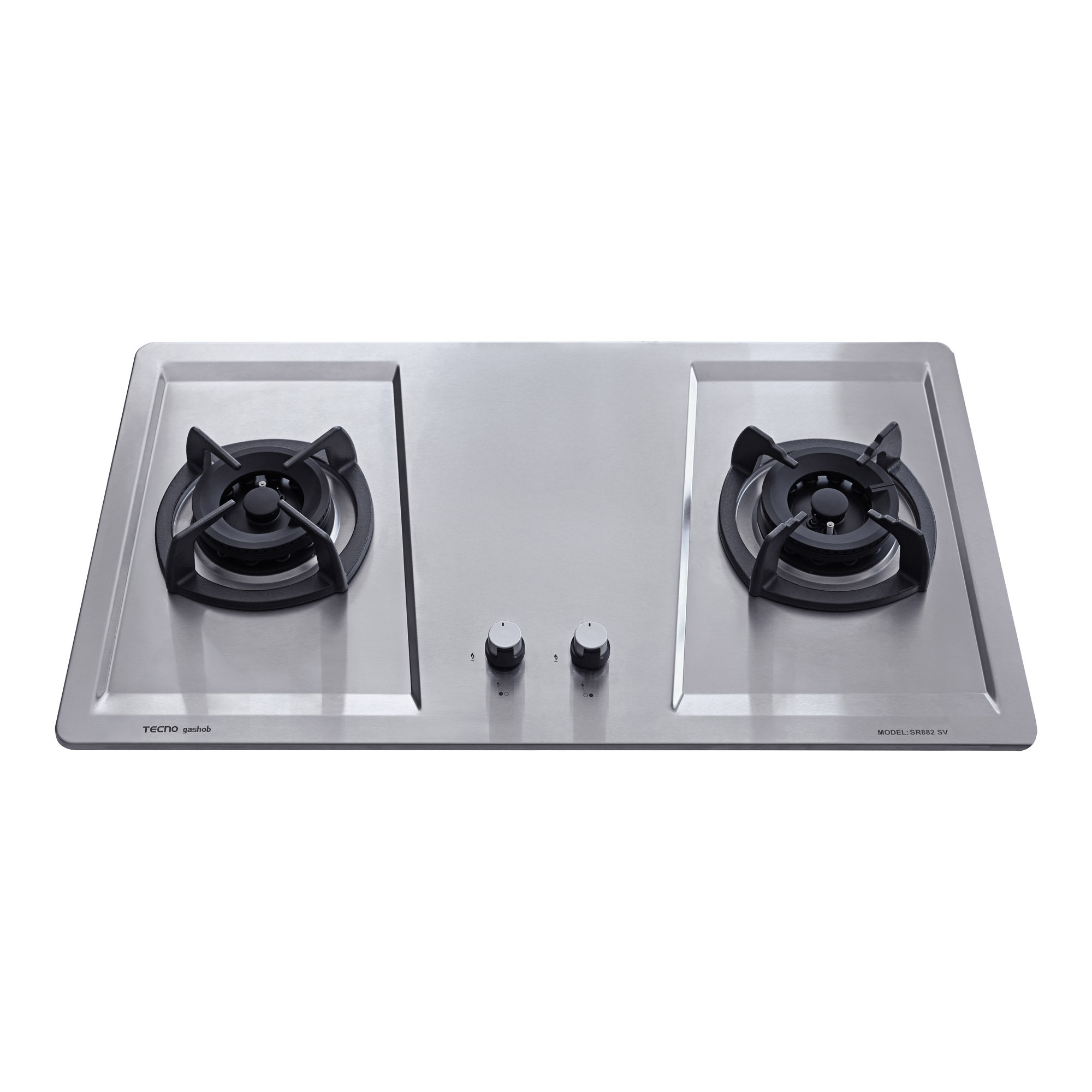 TECNO 2-Burner Stainless Steel Cooker Hob SR 882SV