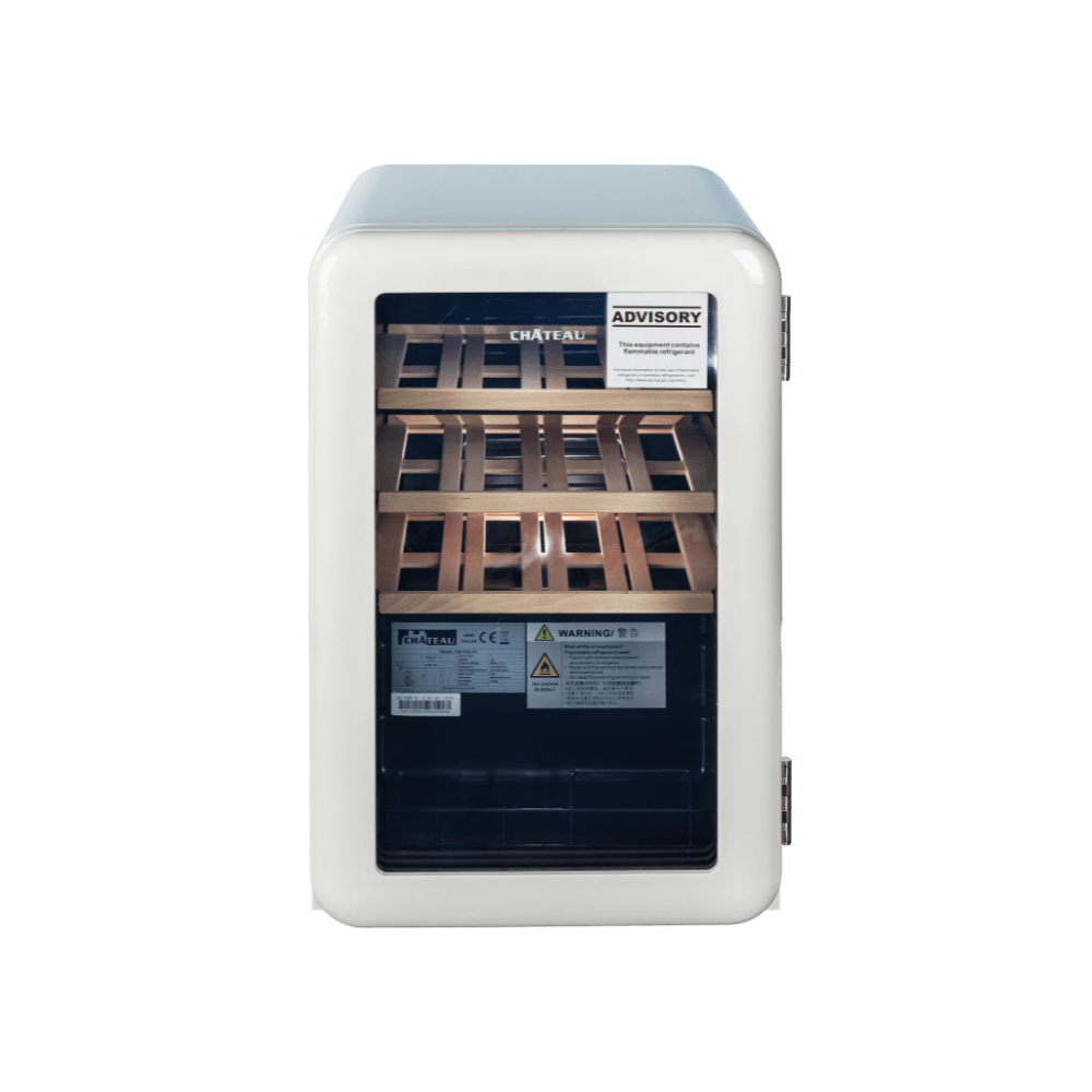 Chateau 24 Bottles Wine Cooler CW-P241CH Cream view 3