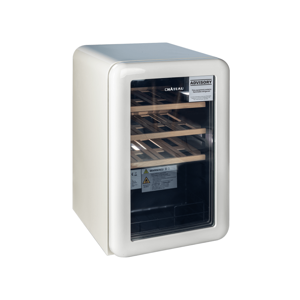Chateau 24 Bottles Wine Cooler CW-P241CH Cream view 7