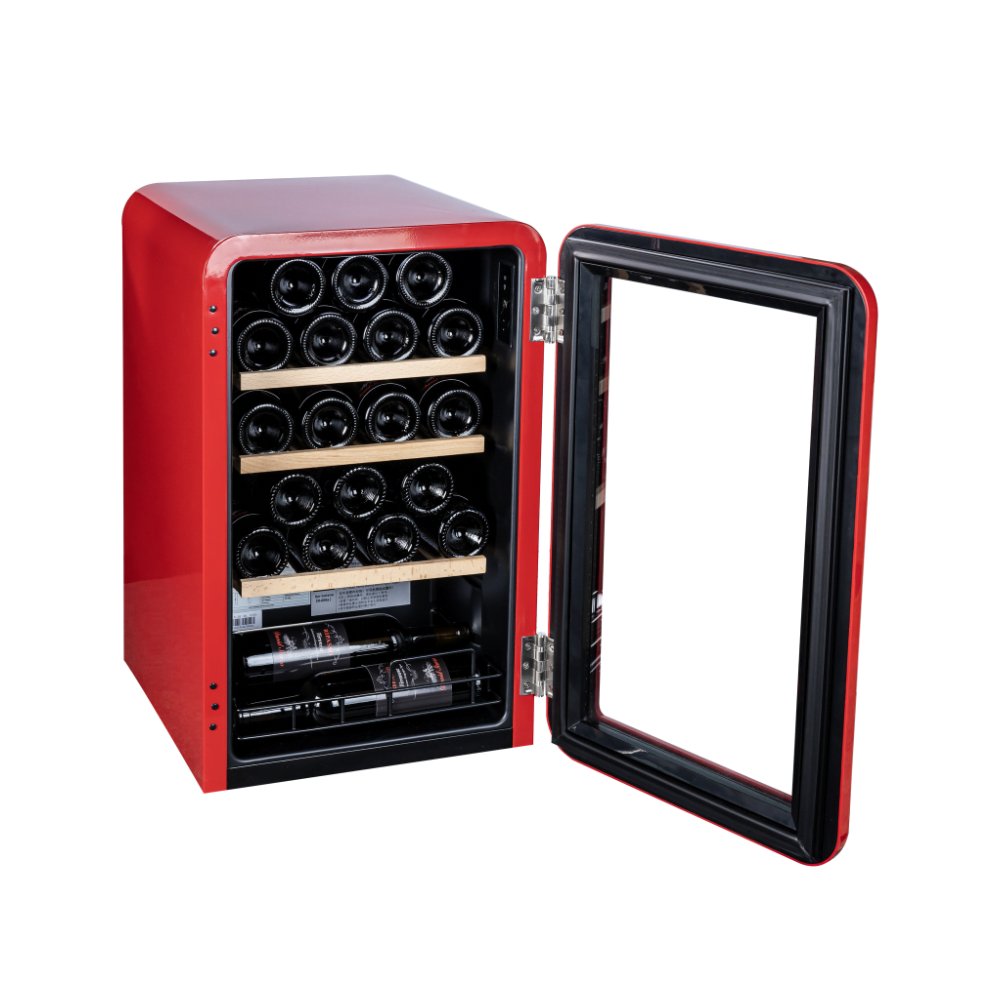 Chateau 24 Bottles Wine Cooler CW-P241RH Red view 5