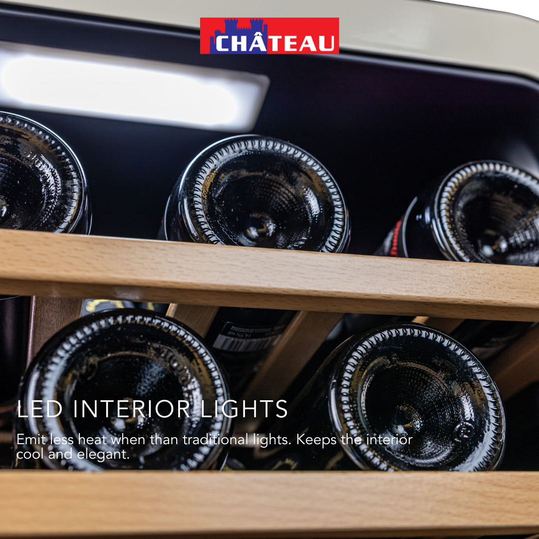 Chateau 24 Bottles Wine Cooler CW-P241RH Red view 9
