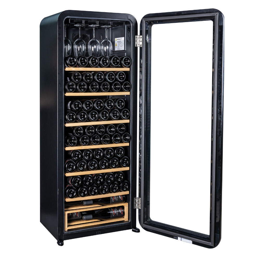 Chateau 65 Bottles Wine Cooler CW-P651BH Black view 5