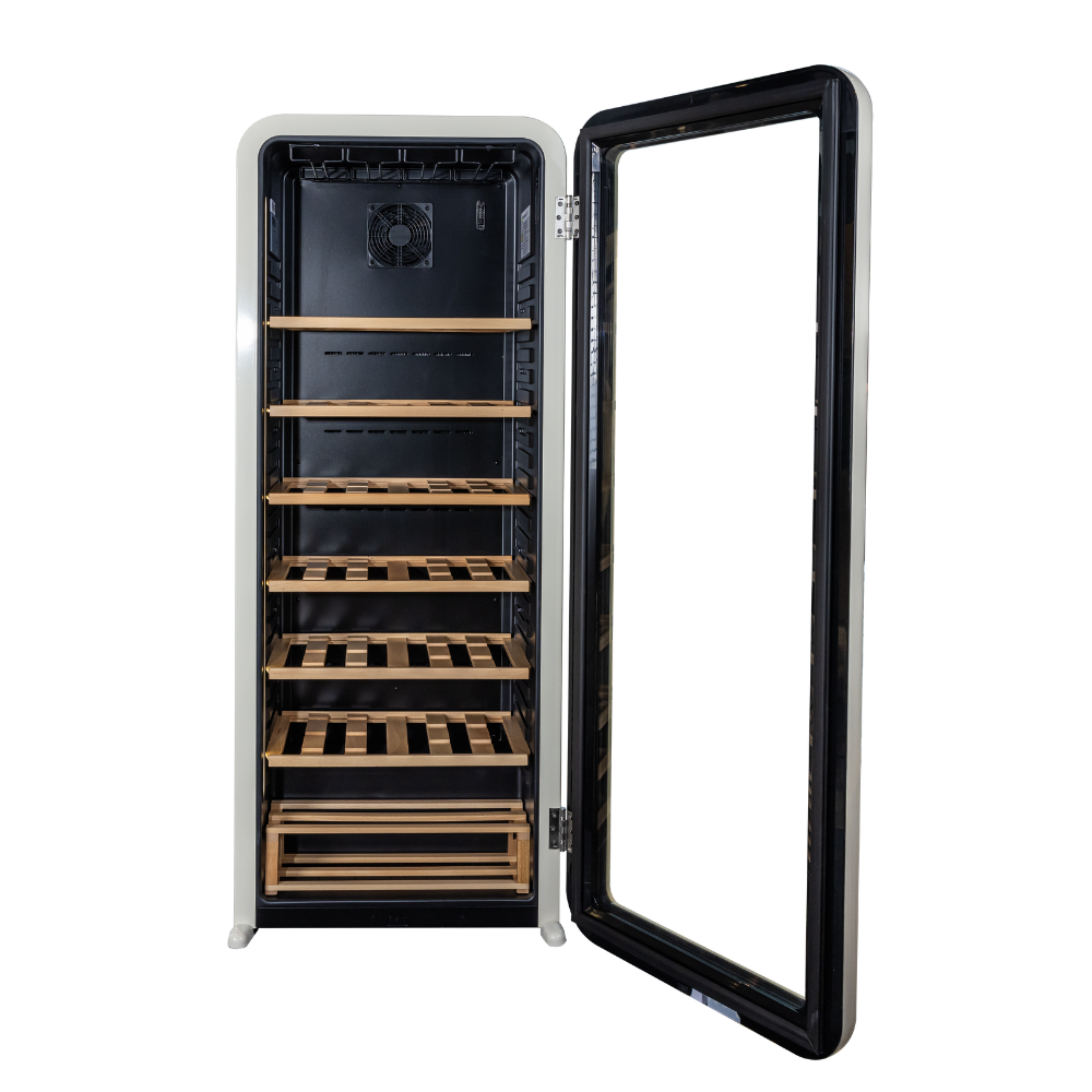Chateau 65 Bottles Wine Cooler CW-P651CH Cream view 5