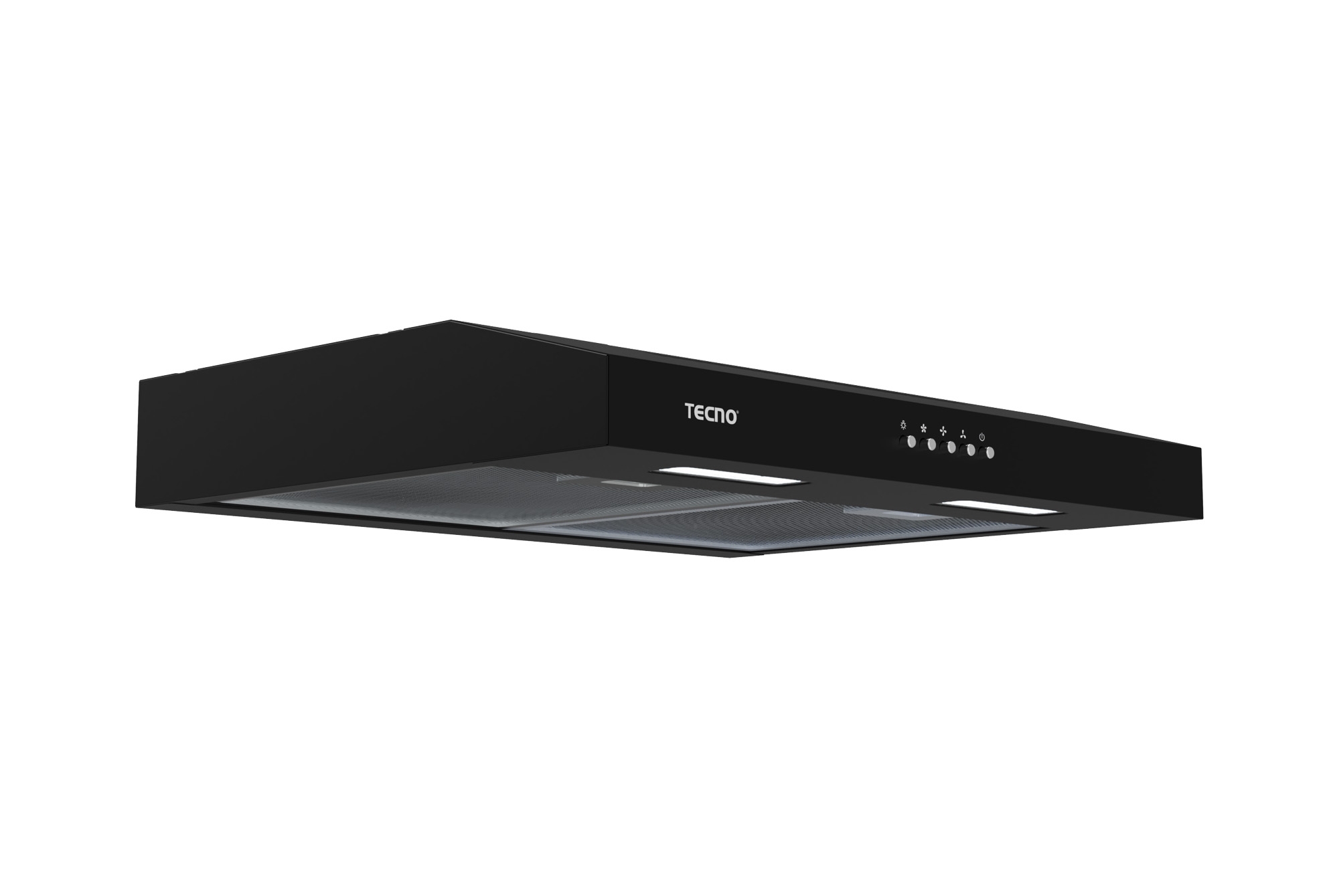 Tecno 60cm Full Matte Black Ultra Slim Cooker Hood TCH-6011BK view 2