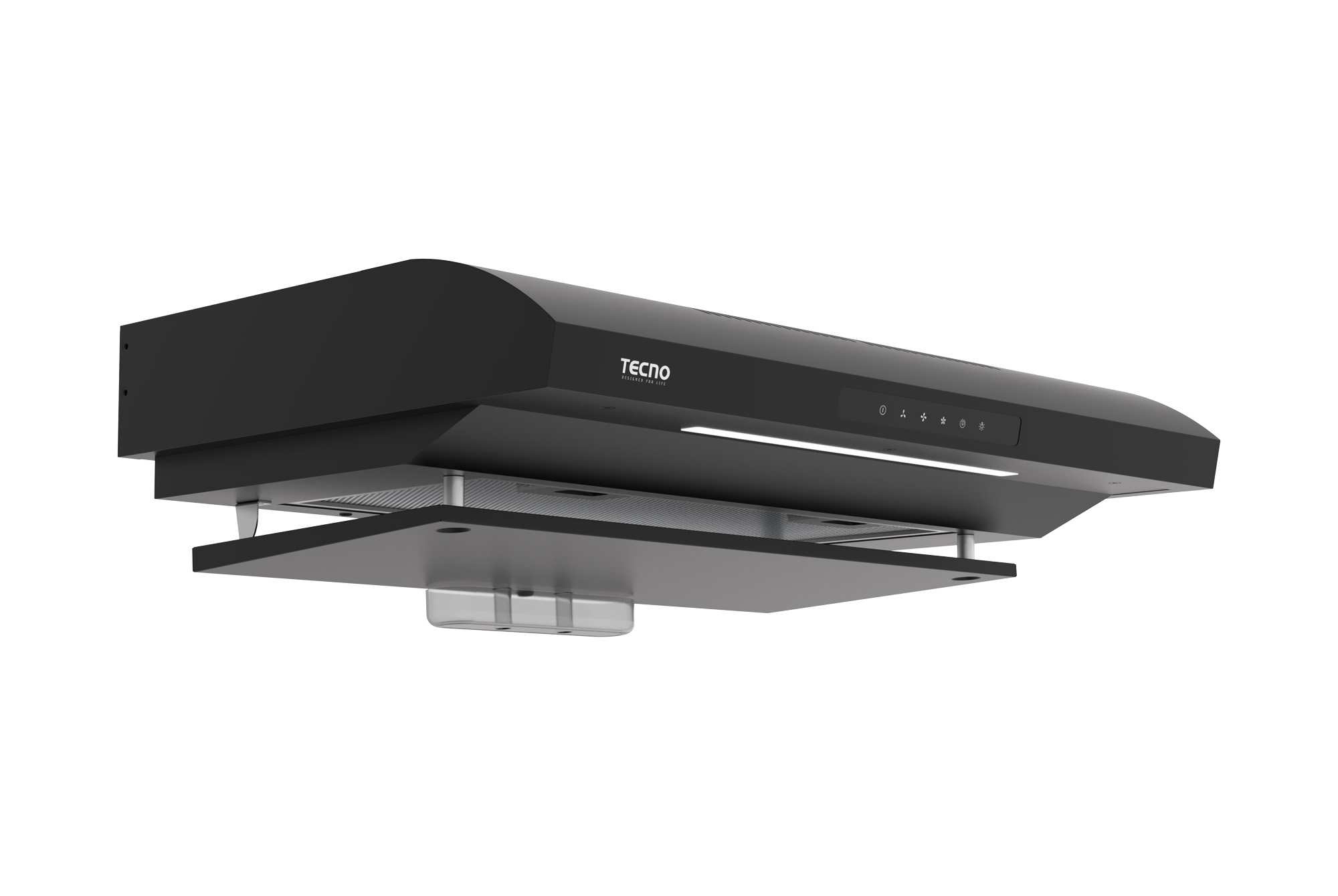 Tecno 76cm Dyna-X Slim Cooker Hood TCH-769DTCSC Auto Clean view 2