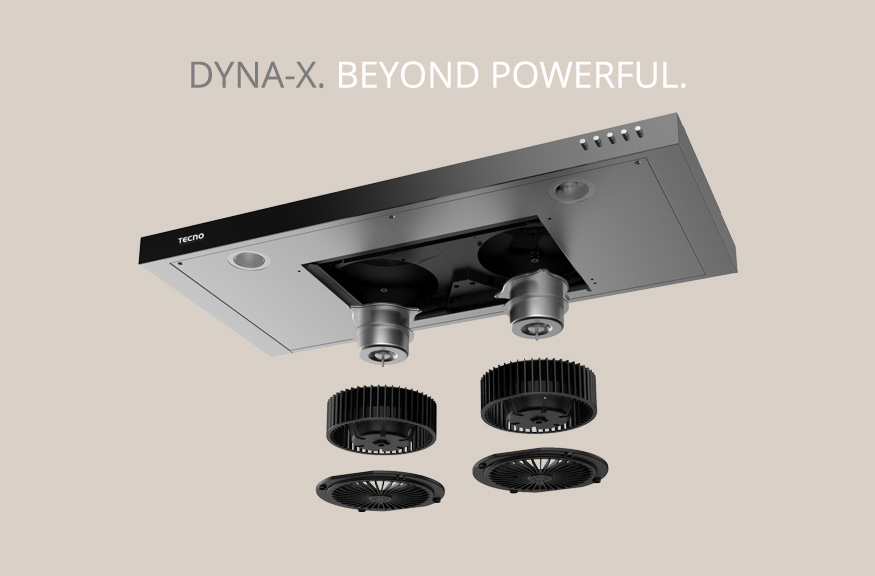 Tecno 76cm Dyna-X Slim Cooker Hood TCH-769DTCSC Auto Clean view 5